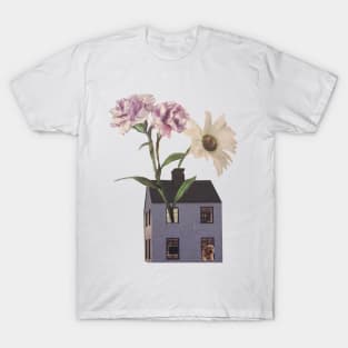 Flower House Puppy T-Shirt